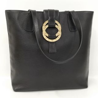 ブルガリ(BVLGARI)のBVLGARI トートバッグ チャンドラ ショルダー 肩掛け レザー ブラック(トートバッグ)