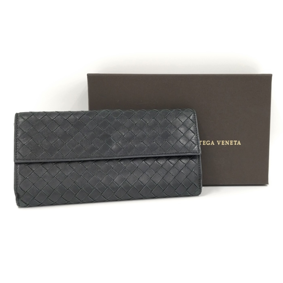 Bottega Veneta(ボッテガヴェネタ)のBOTTEGA VENETA 二つ折り 長財布 イントレチャート レザー レディースのファッション小物(財布)の商品写真