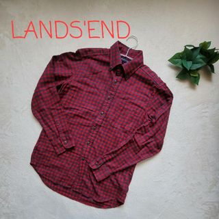 ランズエンド(LANDS’END)のLANDS'END　長袖シャツ　チェック(シャツ/ブラウス(長袖/七分))