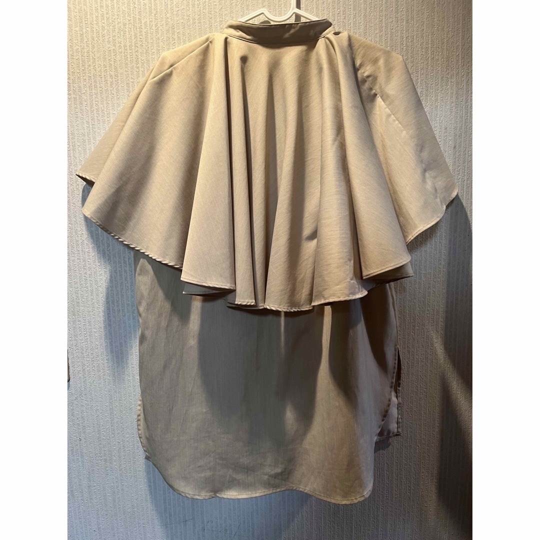 louren drape cape blouse ローレンブラウス