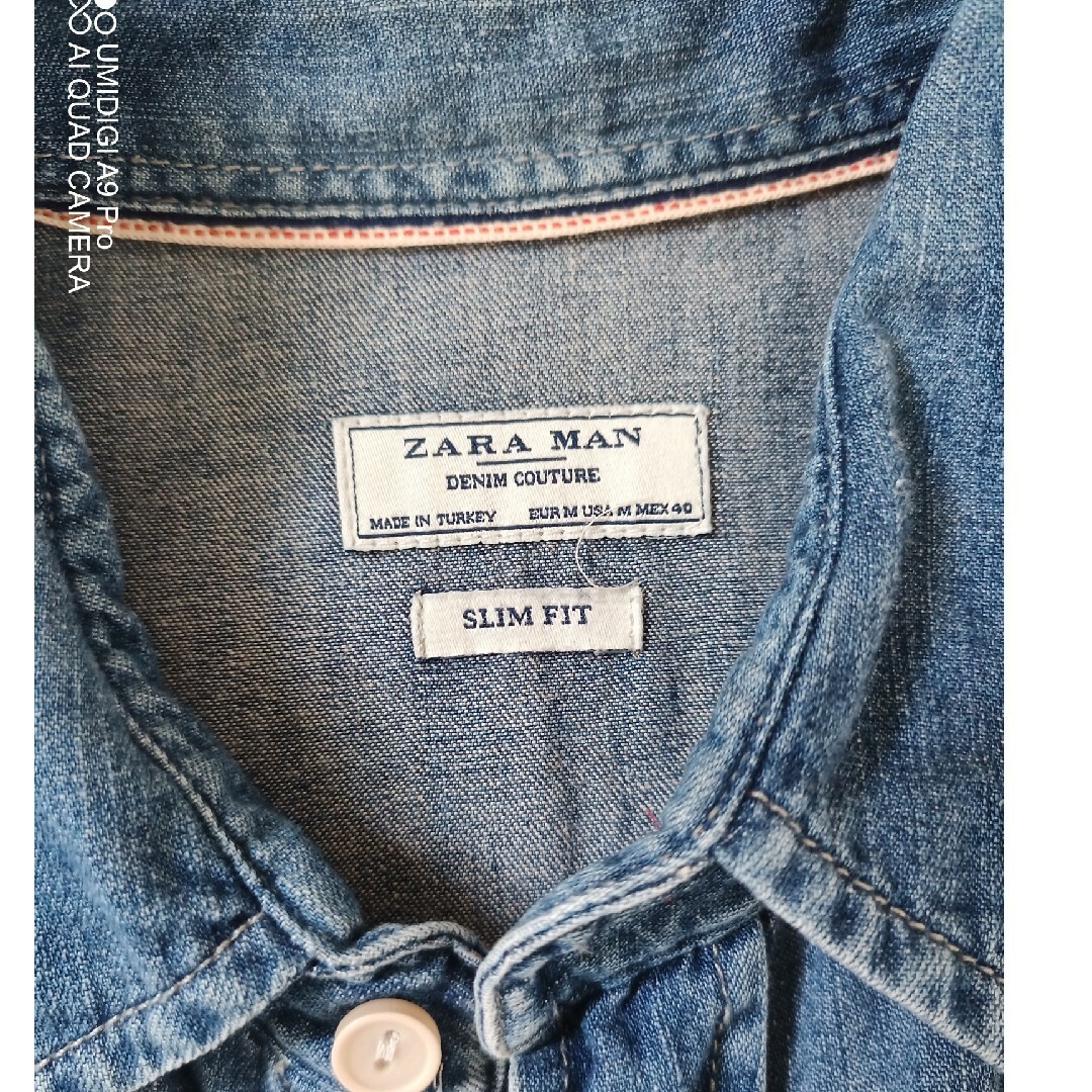 ZARA(ザラ)のused　ZARA　デニムシャツ メンズのトップス(シャツ)の商品写真