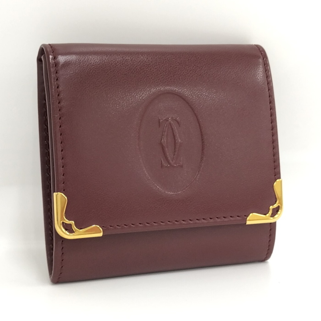Cartier - Cartier コインケース マストライン コインパース レザー
