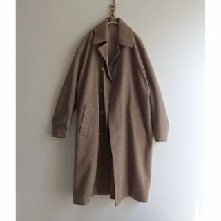 N_26【新品】定価16,500円　INHERIT　ワイドバルマカーンコート