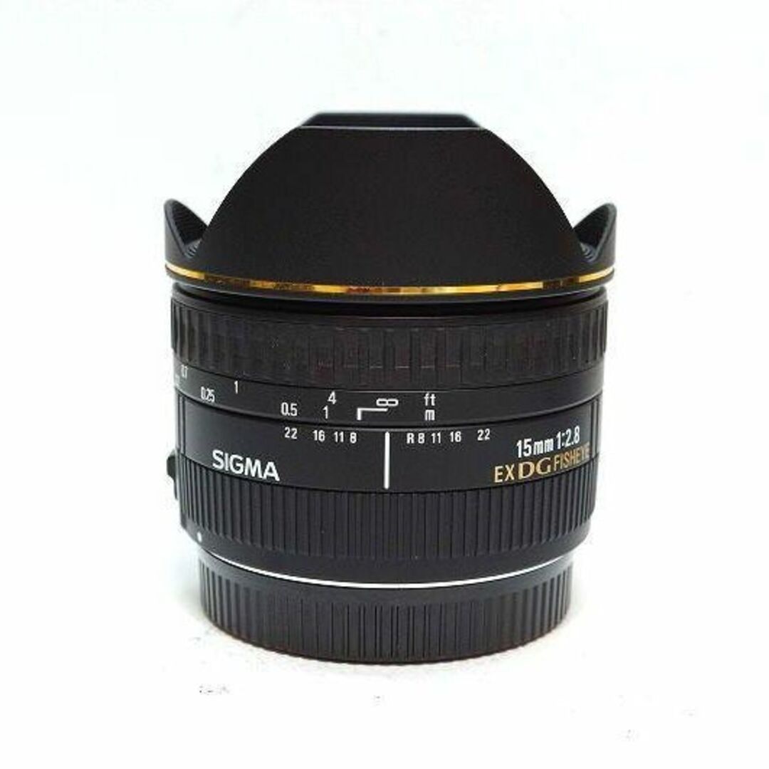 シグマ 15mm F2.8 EX DG FISHEYE キャノンマウント