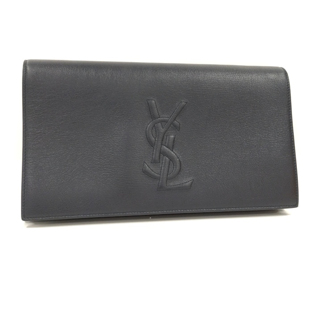 Saint Laurent   YVES SAINT LAURENT クラッチバッグ YSLロゴ レザーの