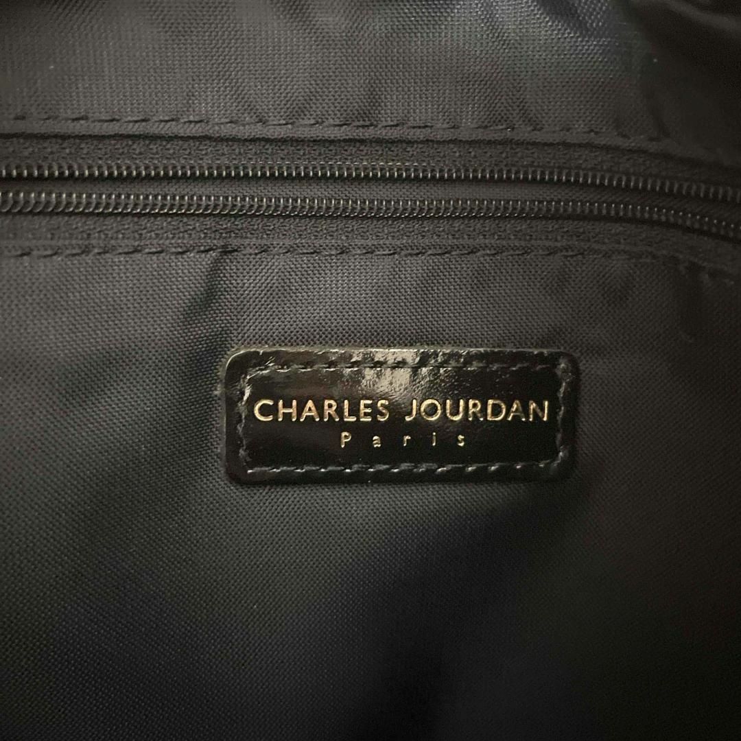 CHARLES JOURDAN(シャルルジョルダン)の美品✨CHARLES JOURDAN シャルルジョルダン セミショルダーバッグ黒 レディースのバッグ(ショルダーバッグ)の商品写真