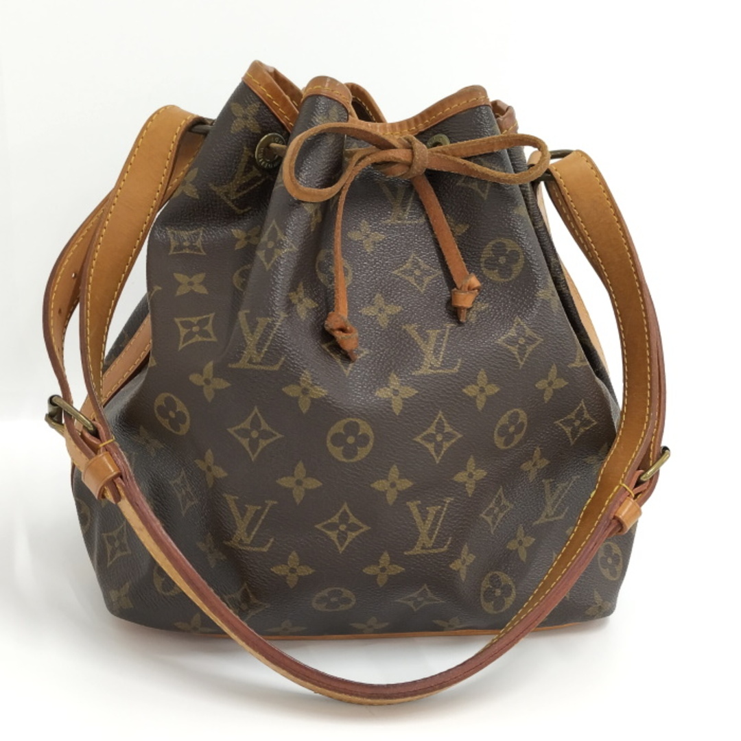 LOUIS VUITTON プチノエ 巾着 ショルダーバッグ モノグラムモノグラムサイズ