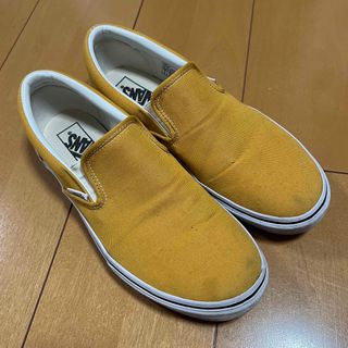 ヴァンズ(VANS)のVANS スニーカー　27.0cm   スリッポン(黄色)(スニーカー)