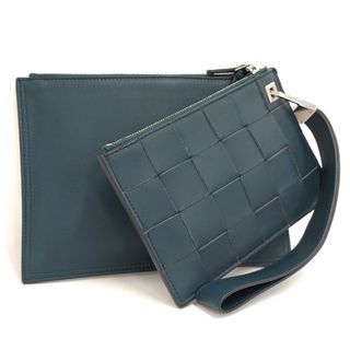 ボッテガヴェネタ(Bottega Veneta)のBOTTEGA VENETA ダブルポーチ クラッチバッグ マキシ(セカンドバッグ/クラッチバッグ)