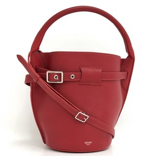 celine - CELINE ビッグバッグ バケット 2WAY ショルダーバッグ レザー