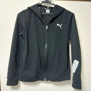 プーマ(PUMA)のプーマ　パーカー　キッズ　ブラック　レディース　150(ジャケット/上着)