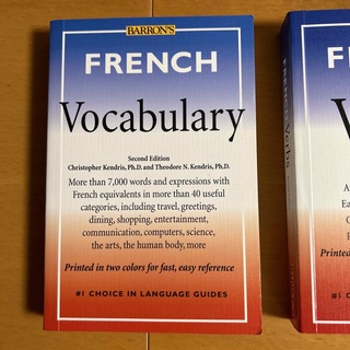 French Vocabulary, Verbs, Grammar(洋書)