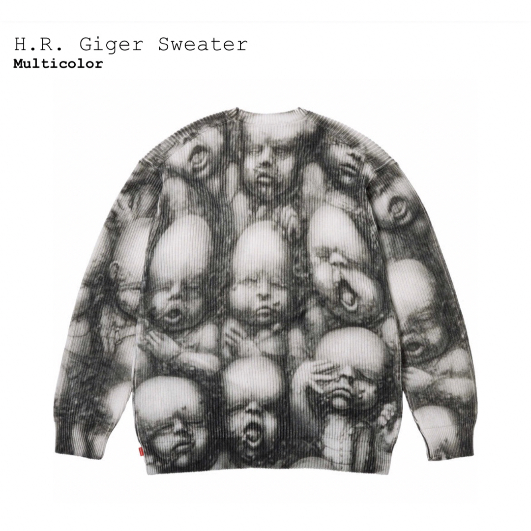 Supreme(シュプリーム)のキリコ様専用　Supreme H.R. Giger Sweater ダブルニー メンズのトップス(ニット/セーター)の商品写真