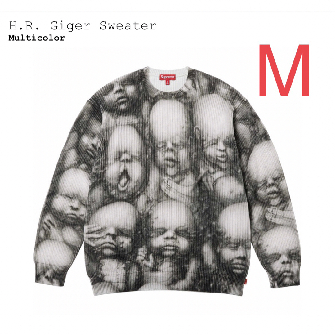 Supreme(シュプリーム)のキリコ様専用　Supreme H.R. Giger Sweater ダブルニー メンズのトップス(ニット/セーター)の商品写真