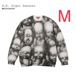 シュプリーム(Supreme)のキリコ様専用　Supreme H.R. Giger Sweater ダブルニー(ニット/セーター)