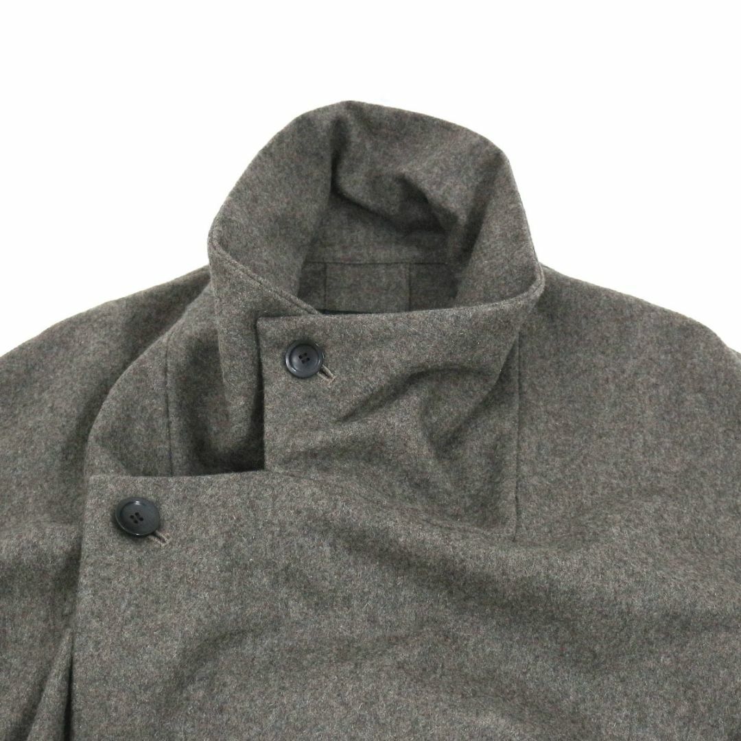 マイビューティフルランドレット 20AW フランネルウールロングコート-