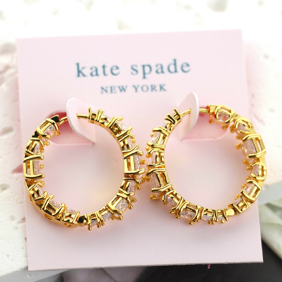 新品＊正規品 kate spade ケイトスペード ピアス フープ ゴールド