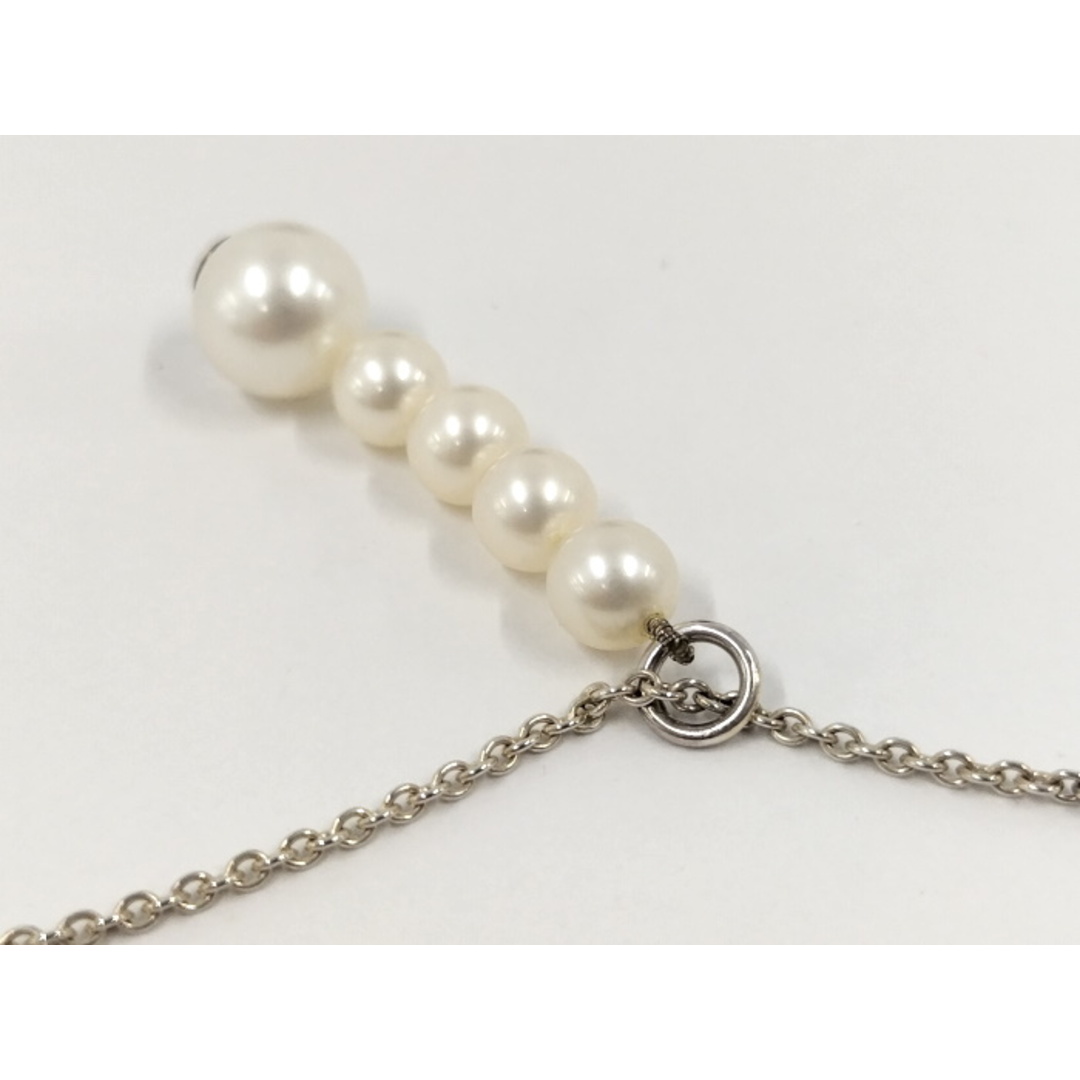 Tiffany & Co. - TIFFANY&Co. パールトップ シルバー ネックレス Tiffany & Co. - TIFFANY&Co. パールトップ シルバー ネックレス