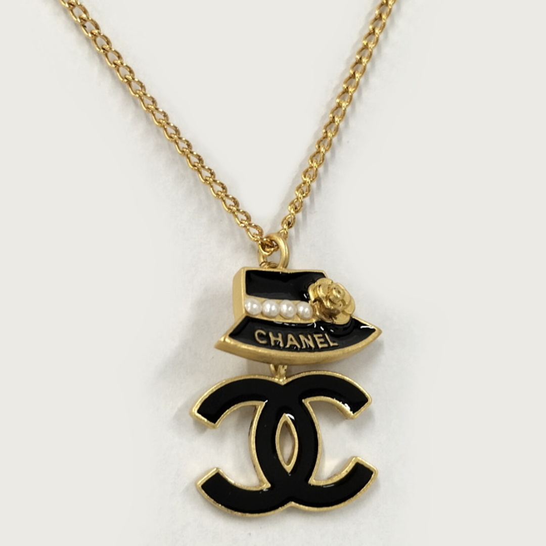 CHANEL - CHANEL ネックレス ココマーク 帽子 ハット モチーフ CHANEL - CHANEL ネックレス ココマーク 帽子 ハット モチーフ