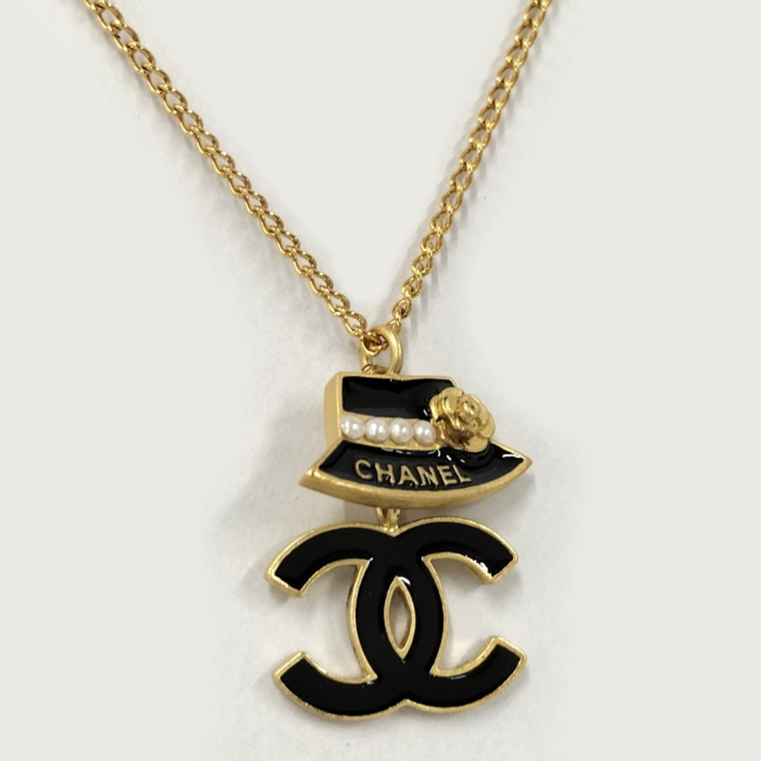 CHANEL - CHANEL ネックレス ココマーク 帽子 ハット モチーフ