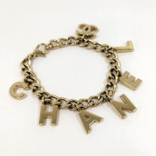 CHANEL - CHANEL ロゴ チェーン ブレスレット スエード レザー