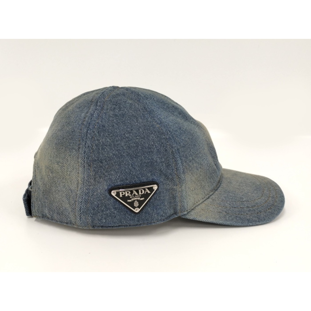 PRADA(プラダ)のPRADA 帽子 ベースボール キャップ CAP デニム 表記サイズ L メンズの帽子(キャップ)の商品写真