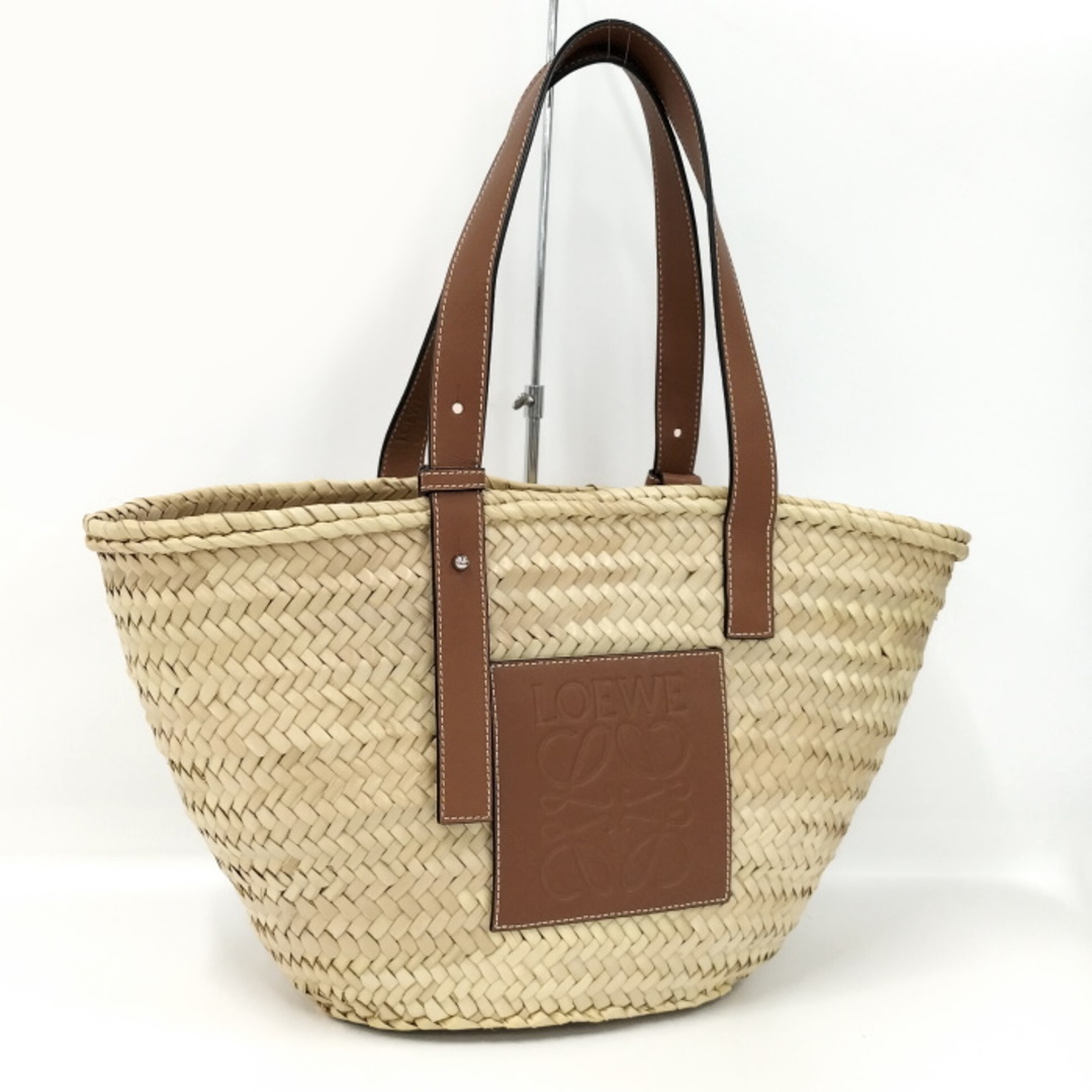 LOEWE バスケット ミディアム バスケットバッグ ハンドバッグ ラフィア-