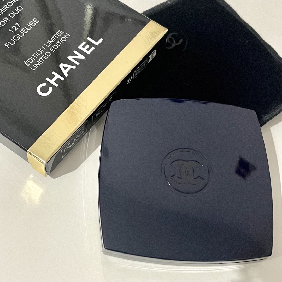 CHANEL 限定　即完売　ミラー　127フグース新品未使用　ダークネイビー