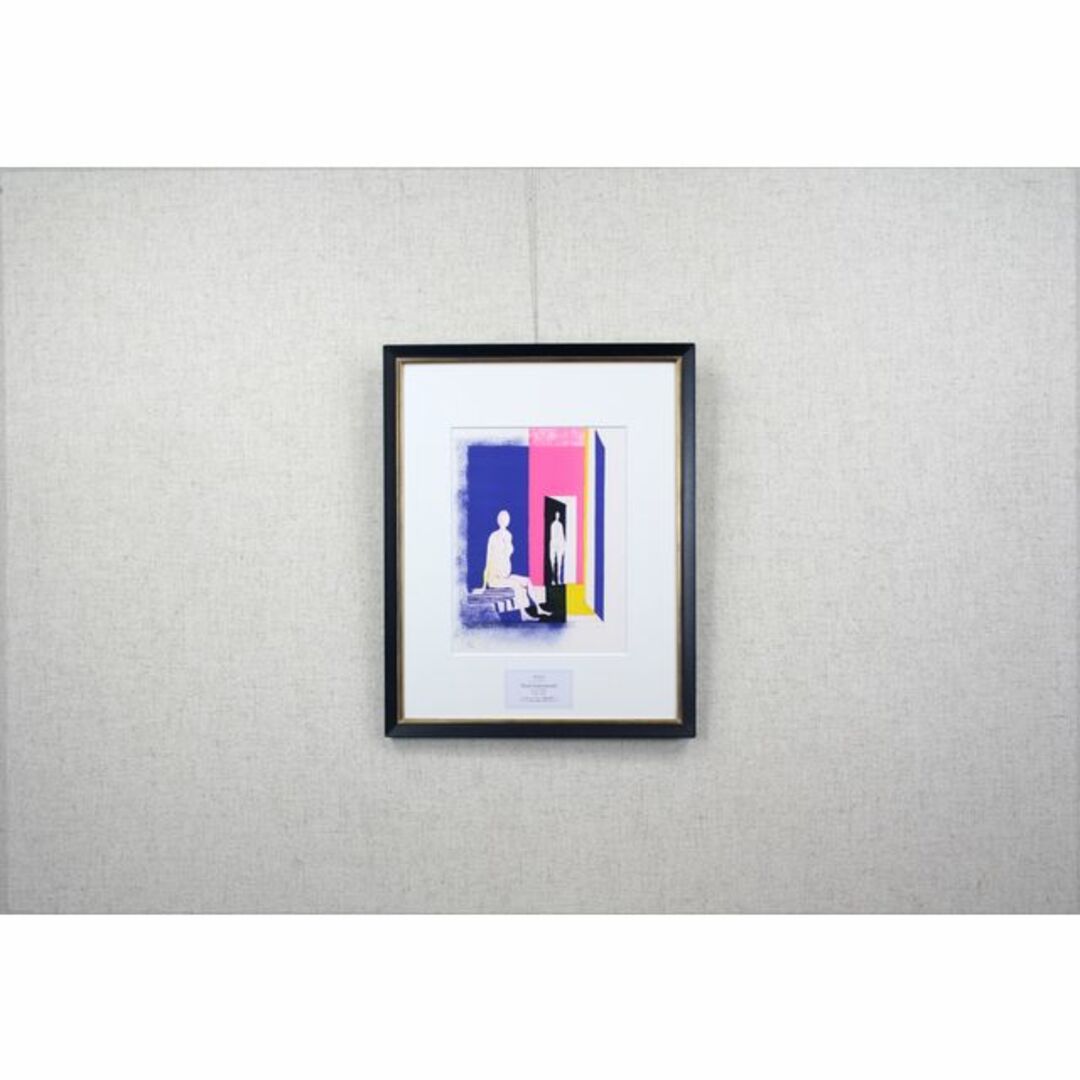 31×21cm作品サイズポール・ギヤマン『インテリア』リトグラフ【真作保証】 絵画