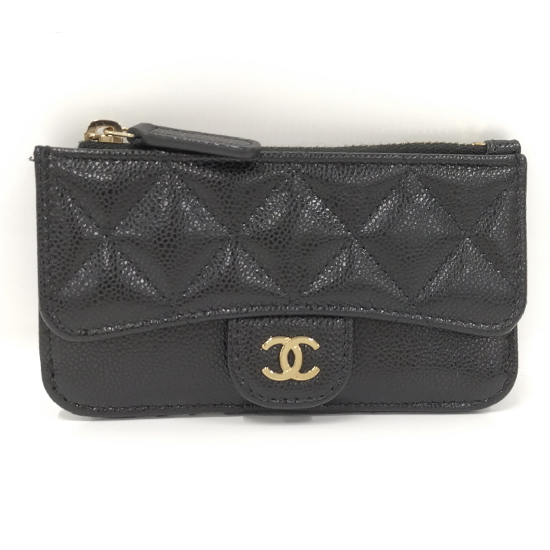 CHANEL(シャネル)のCHANEL 小銭入れ コインケース キャビアスキン ブラック AP2570 レディースのファッション小物(コインケース)の商品写真