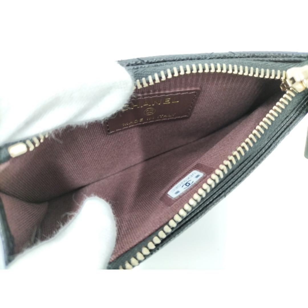 CHANEL(シャネル)のCHANEL 小銭入れ コインケース キャビアスキン ブラック AP2570 レディースのファッション小物(コインケース)の商品写真