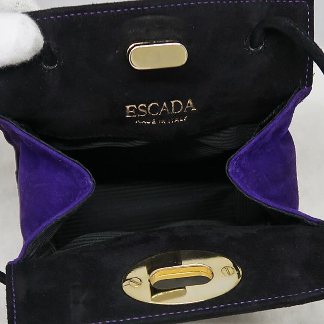 ESCADA(エスカーダ)のESCADA エスカーダ スエード ショルダーバッグ　小さい ショルダー バッグ レディースのバッグ(ショルダーバッグ)の商品写真