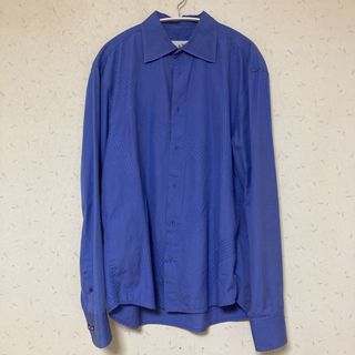 アルマーニエクスチェンジ(ARMANI EXCHANGE)のOLD ARMANI EXCHANGE 古着 シャツ ブルー、パープル系(シャツ)