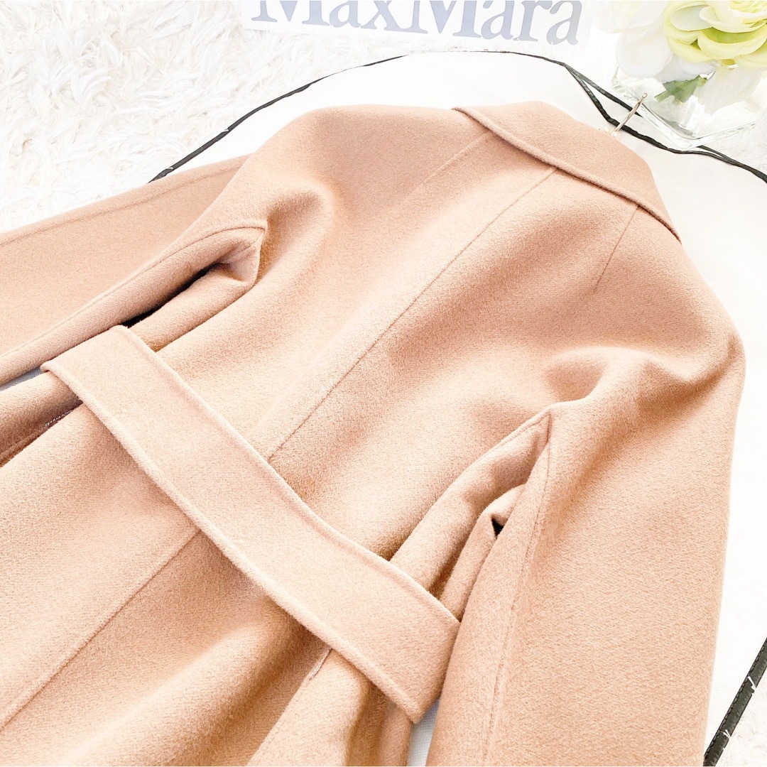 Max Mara(マックスマーラ)の★美品★マックスマーラMaxMara★クチートアマーノ ダブルフェイス コート★ レディースのジャケット/アウター(ロングコート)の商品写真