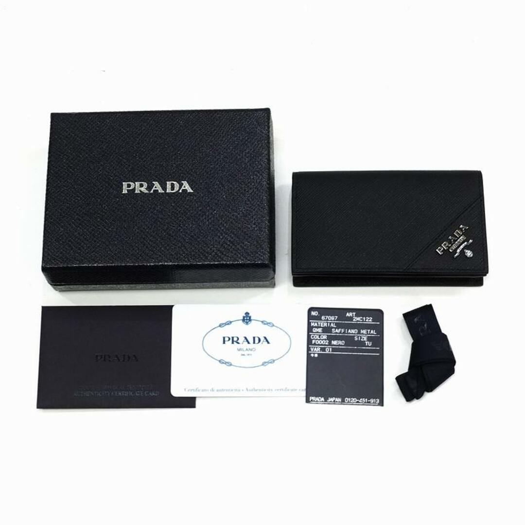 PRADA PRADA プラダ サフィアーノ カードケース 2MC レザー