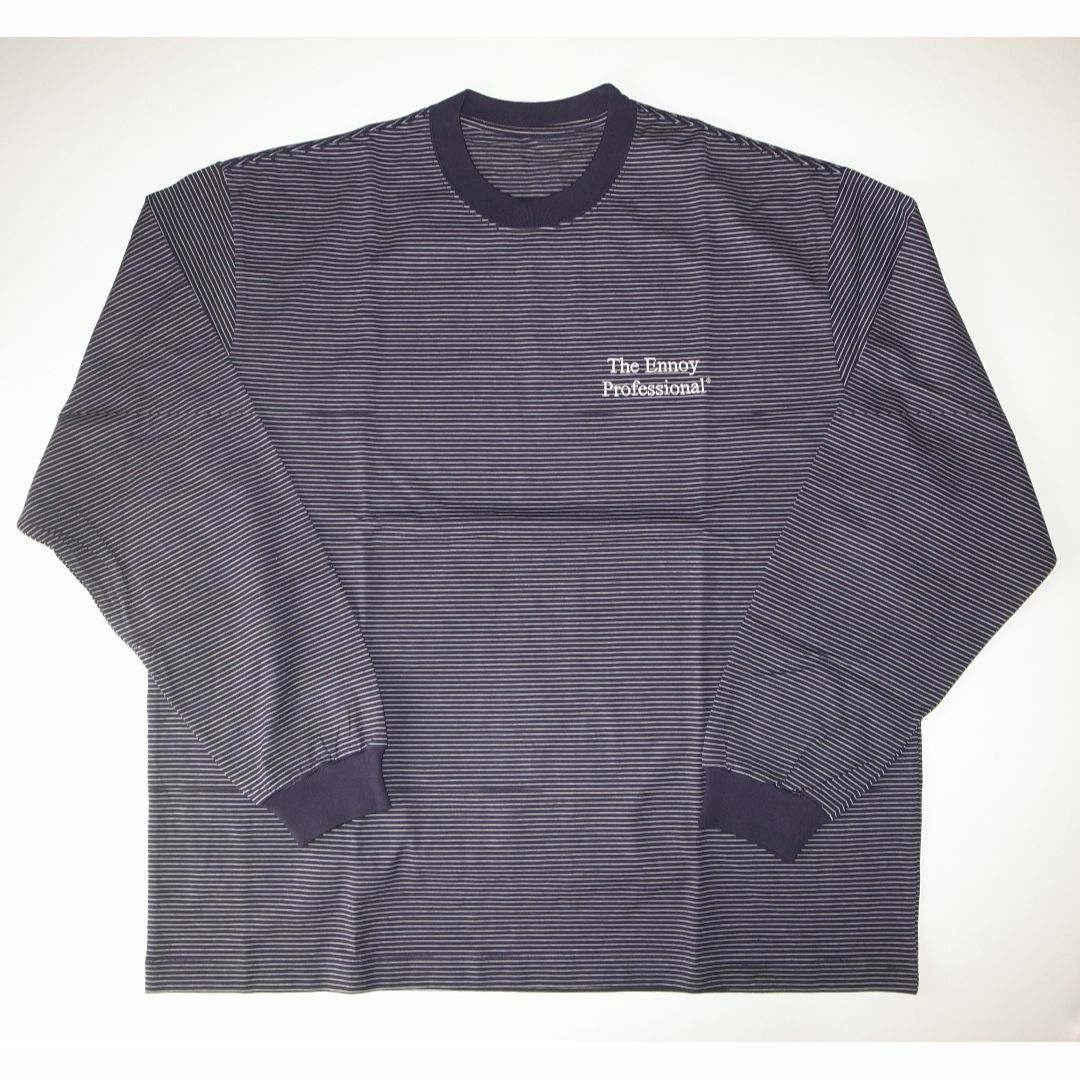 トップスENNOY L/S BORDER T-SHIRTS ボーダー ロンT sizeL