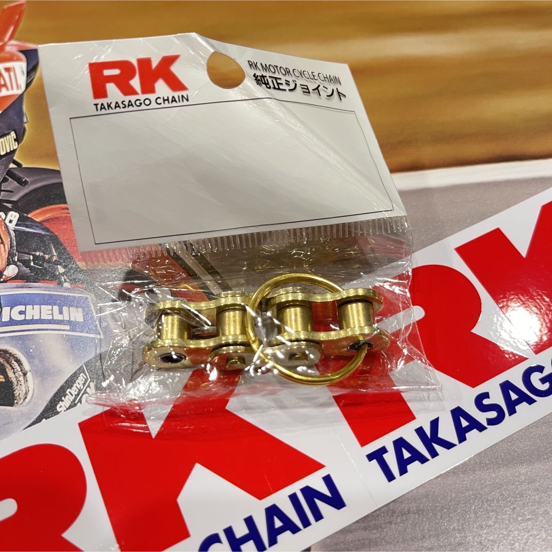 RK TAKASAGO CHAIN   キーホルダー　キーチェーン&ステッカー 自動車/バイクのバイク(その他)の商品写真