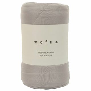 【色: 02)グレージュ】mofua(モフア) 掛け布団 肌掛け キルトケット (その他)