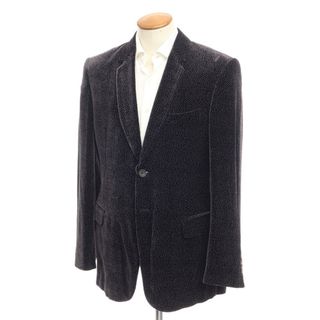 ジョルジオアルマーニ(Giorgio Armani)の【中古】ジョルジオアルマーニ GIORGIO ARMANI レーヨンシルク 2B ジャケット ブラックxグレー【サイズ48】【メンズ】(テーラードジャケット)