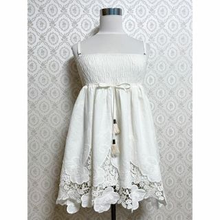 ウエストウッドアウトフィッターズ(Westwood Outfitters)のウエストウッドアウトフィッターズ 花柄刺繡チュニック キャミソール ホワイト 白(チュニック)