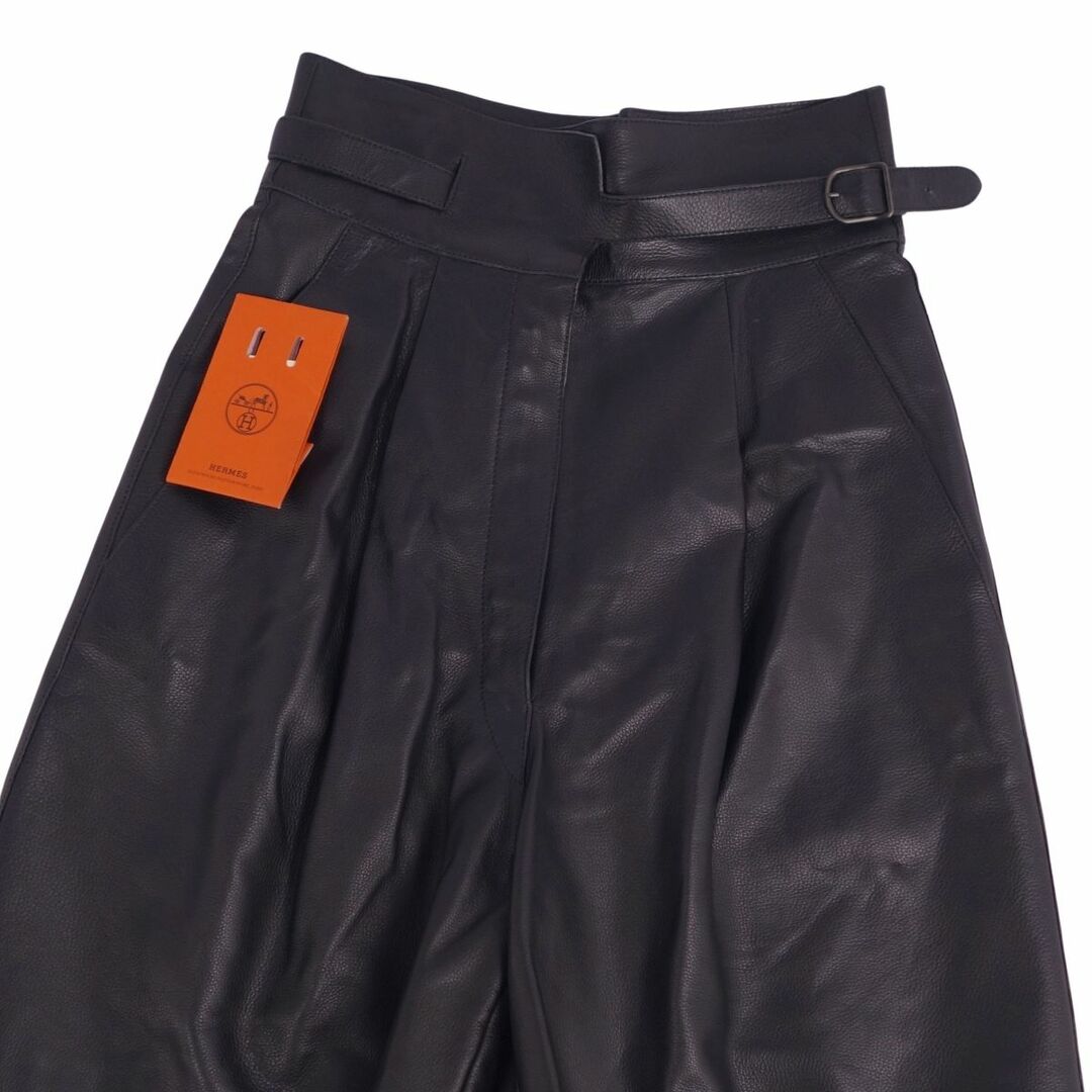 HERMES - 美品 エルメス HERMES パンツ レザーパンツ ショート HERMES - 美品 エルメス HERMES パンツ レザーパンツ ショート