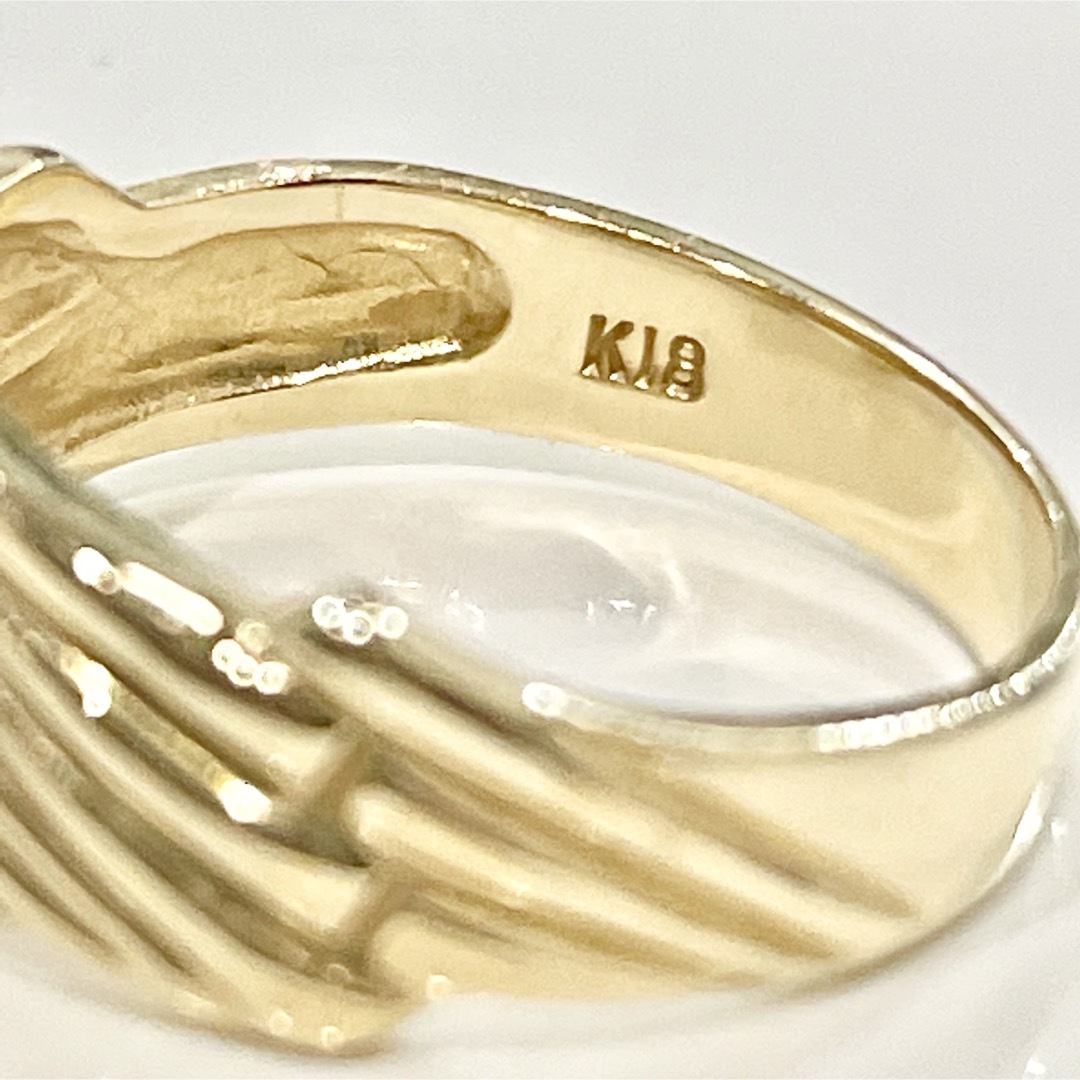 k18 リング　#11 約3.6g レディースのアクセサリー(リング(指輪))の商品写真