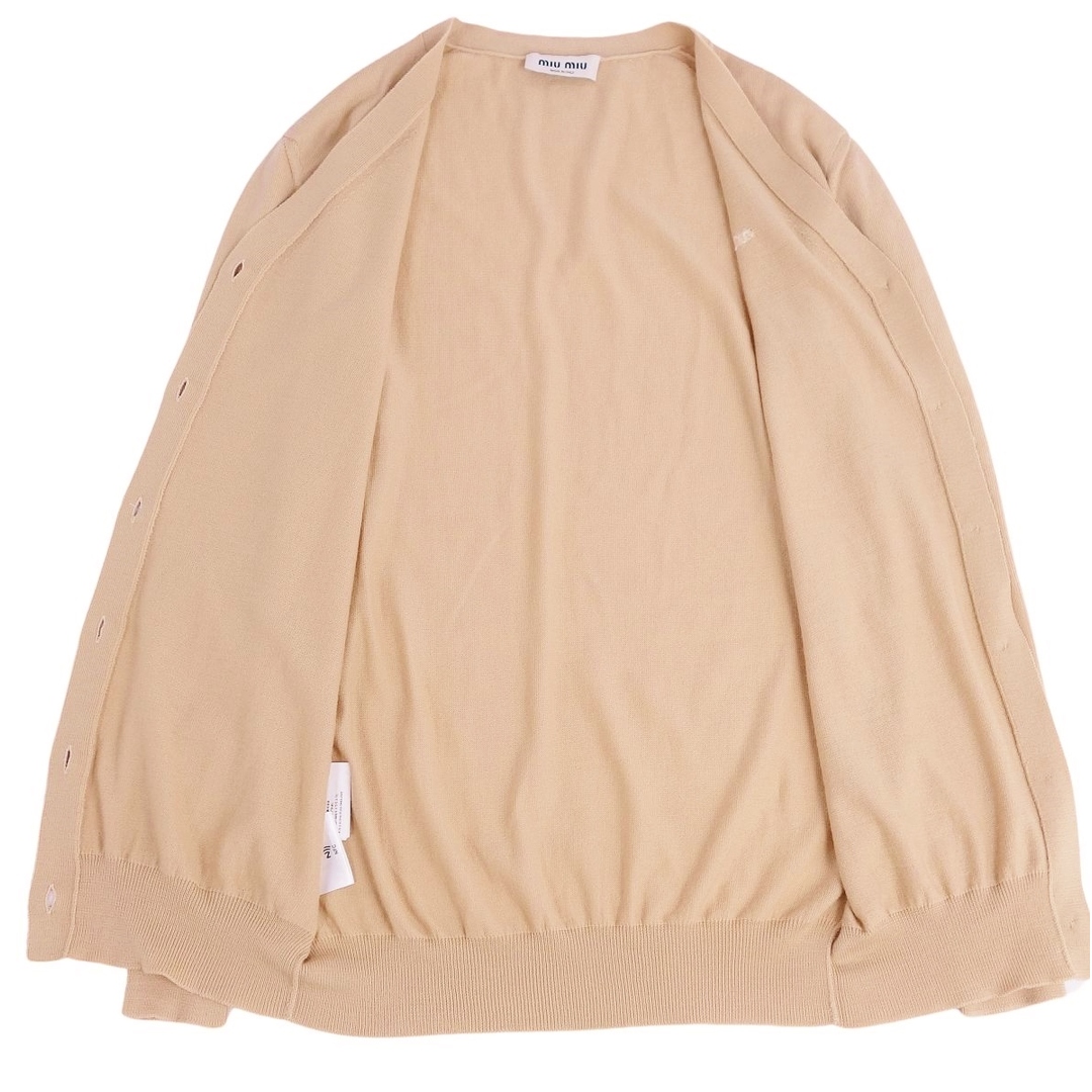 MIU MIU - 美品 ミュウミュウ miumiu ニット カーディガン 2022 MIU MIU - 美品 ミュウミュウ miumiu ニット カーディガン 2022