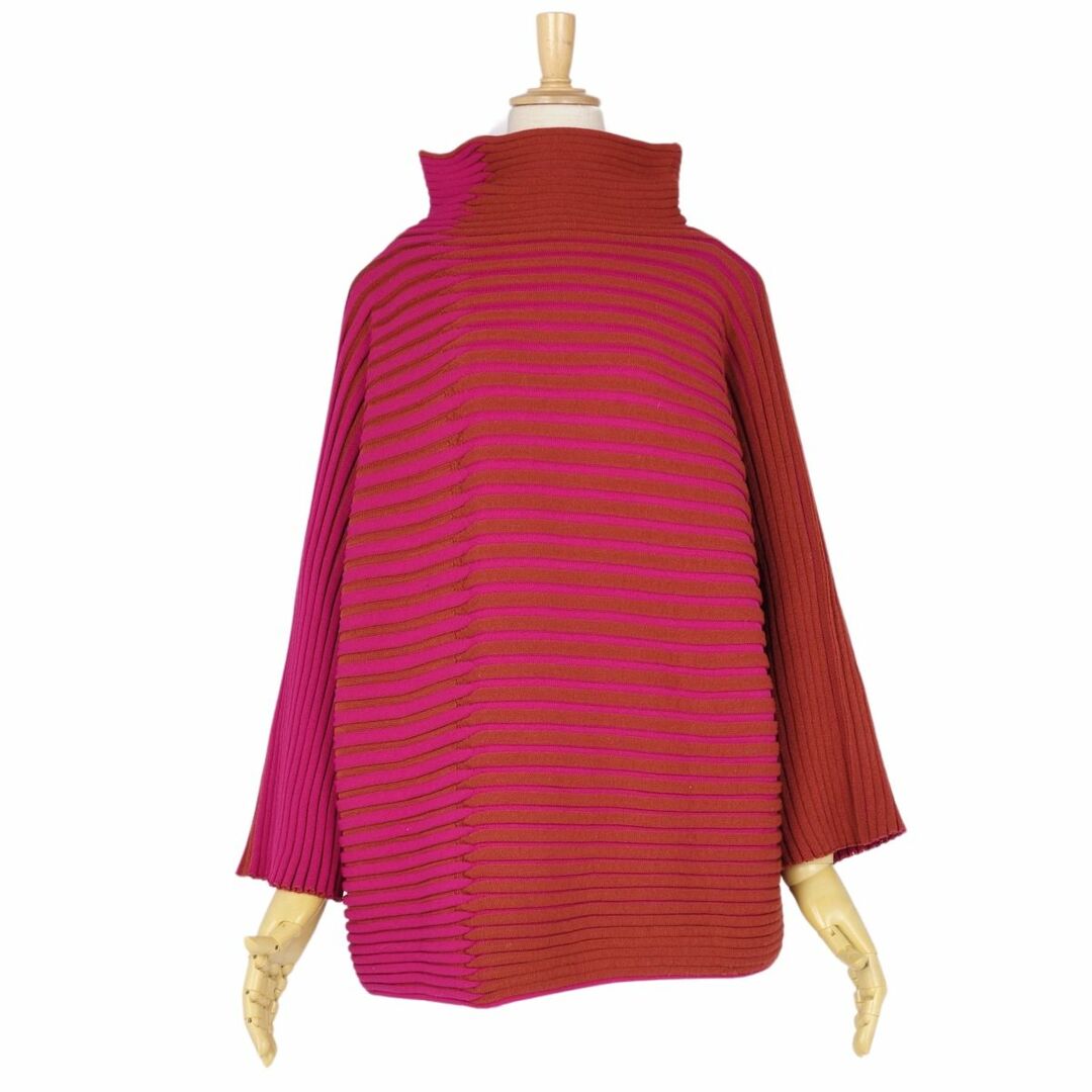 イッセイミヤケ ISSEY MIYAKE ニット セーター プリーツ ウール バイカラー トップス レディース 2(M相当) ブラウン/ピンク | フリマアプリ ラクマ イッセイミヤケ ISSEY MIYAKE ニット セーター プリーツ ウール バイカラー トップス レディース 2(M相当) ブラウン/ピンク | フリマアプリ ラクマ