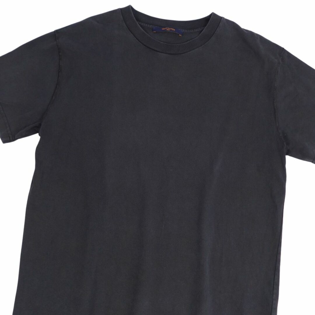 LOUIS VUITTON(ルイヴィトン)のルイヴィトン LOUIS VUITTON Tシャツ カットソー ステープルズ コットン トップス メンズ イタリア製 M ブラック メンズのトップス(Tシャツ/カットソー(半袖/袖なし))の商品写真