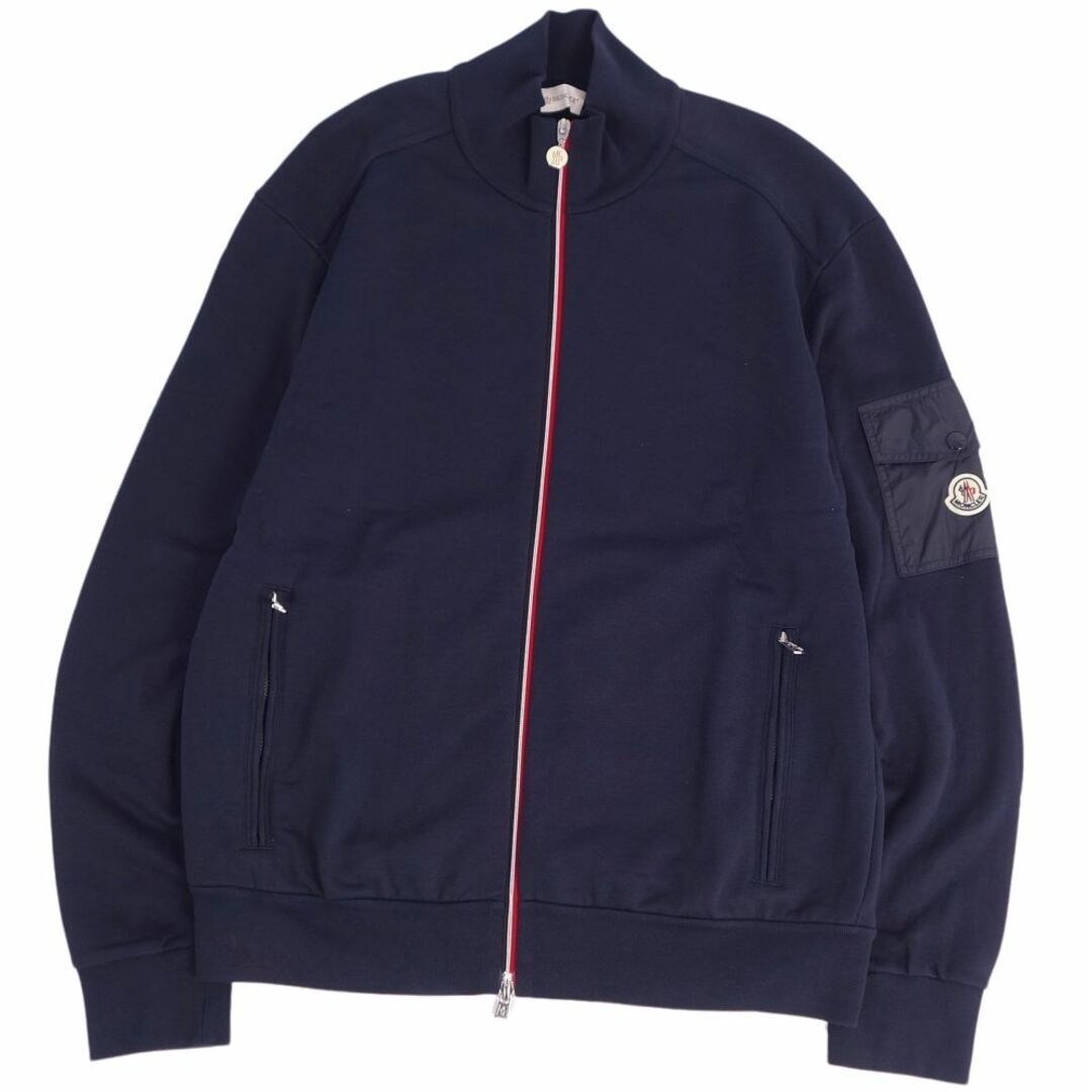 モンクレール ALAIN ジップアップ デニム パーカー 42011 35 5499Y メンズ ネイビー MONCLER  【アパレル・小物】