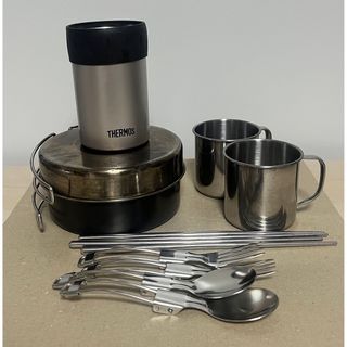 サーモス(THERMOS)の即日発送 キャンプセット 新品あり オマケつき(その他)