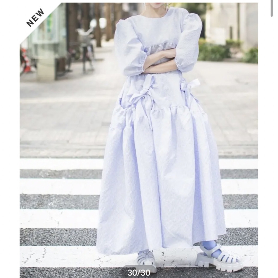 CECILIE BAHNSEN(セシリーバンセン)のmake ai ジャカードスカート レディースのスカート(ロングスカート)の商品写真