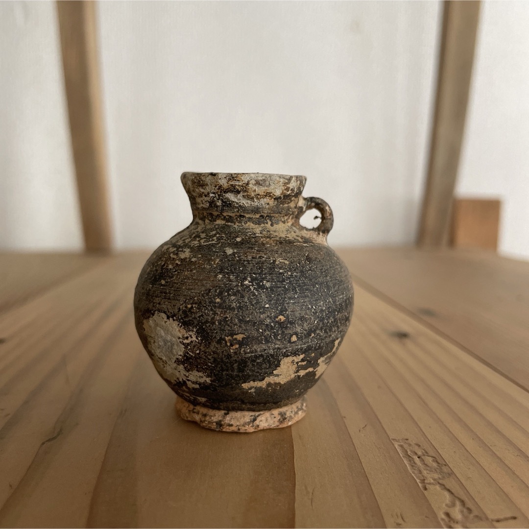 antique スンコロク　小壺　宋胡禄　骨董　古道具　壺　陶器