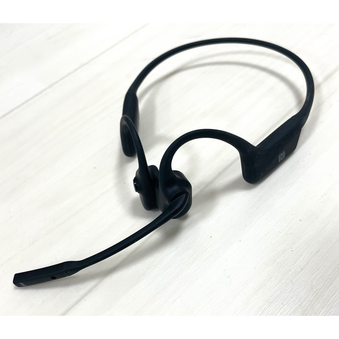 AFTERSHOKZ - SHOKZ ブルートゥースイヤホン OPENCOMM BLACK アダプタ